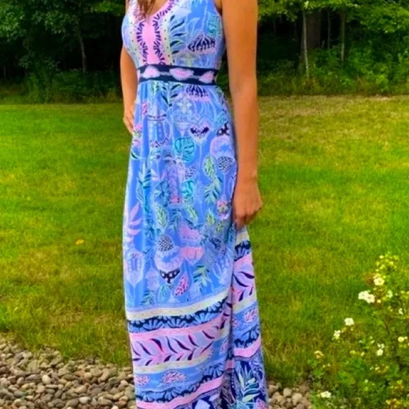 chinese dress ladies Women's UPF 50+ Kaden Chillylilly Maxi Dress in Pink